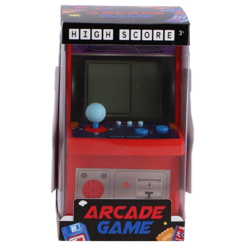 RETRO BRICKGAME ROOD EN BLAUW ASSORTI - 645 1003 - 645-1003