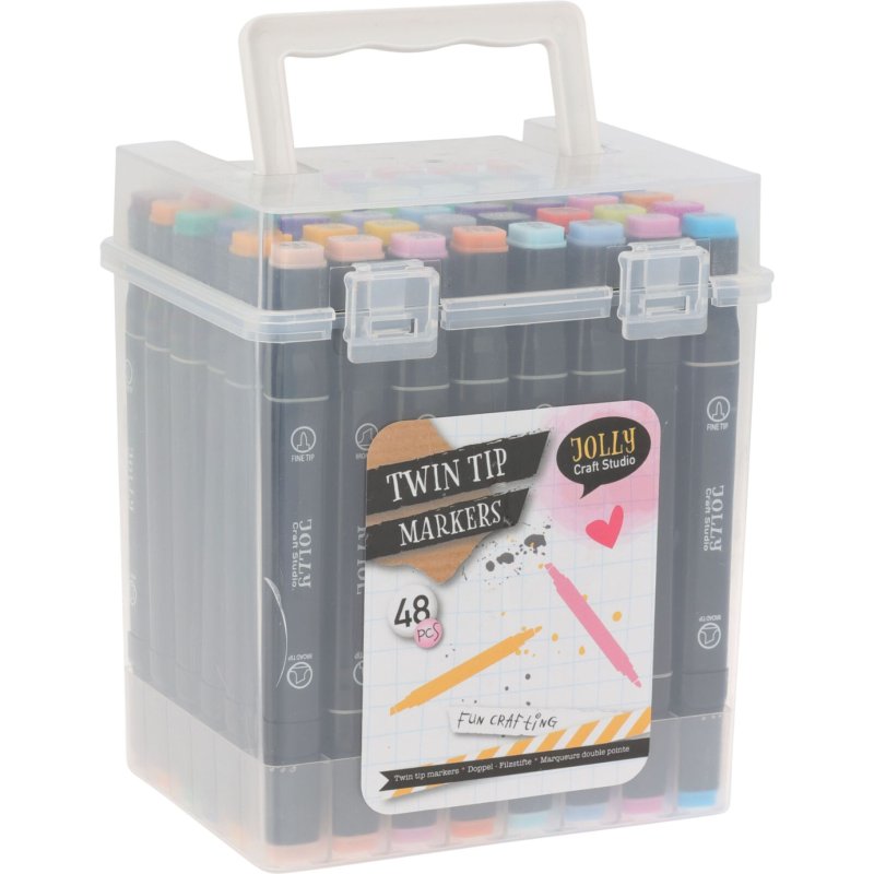 DUO MARKERS 48 STUKS IN EEN BOX - 650 0300 - 650-0300