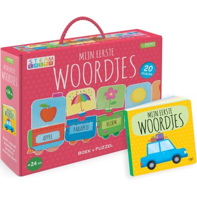 MIJN EERSTE WOORDJES PUZZELTREIN + BOEK - 655 1906 - 655-1906