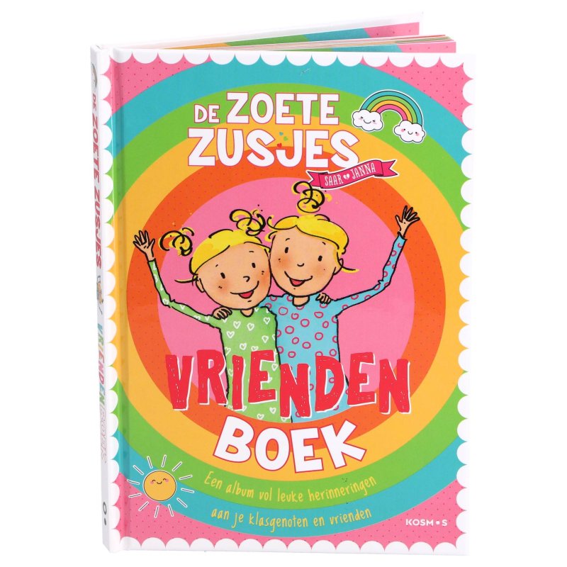 BOEK ZOETE ZUSJES VRIENDENBOEK - 655 3246 - 655-3246