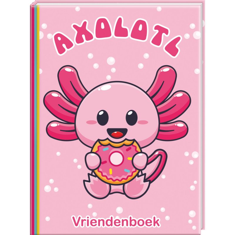 BOEK VRIENDENBOEK AXOLOTL - 655 3277 - 655-3277