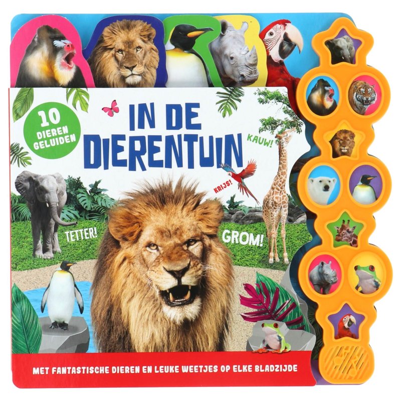 BOEK GELUIDENBOEK IN DE DIERENTUIN - 655 3467 - 655-3467