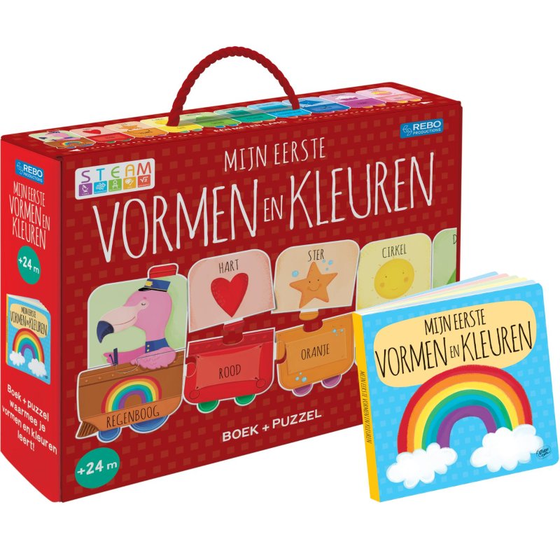 MIJN EERSTE VORMEN EN KLEUREN PUZZELTREI - 655 4488 - 655-4488