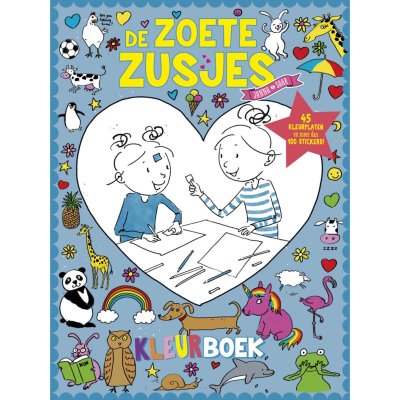 BOEK ZOETE ZUSJES KLEURBOEK MET MEER DAN - 655 5678 - 655-5678