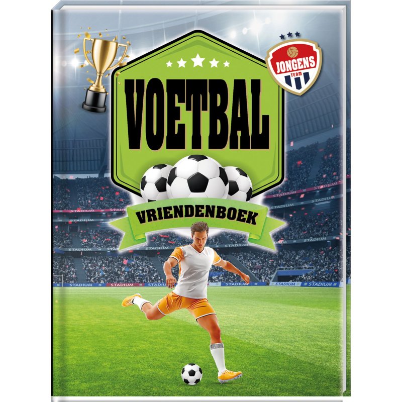 BOEK VRIENDENBOEK VOETBAL JONGENS - 655 6819 - 655-6819