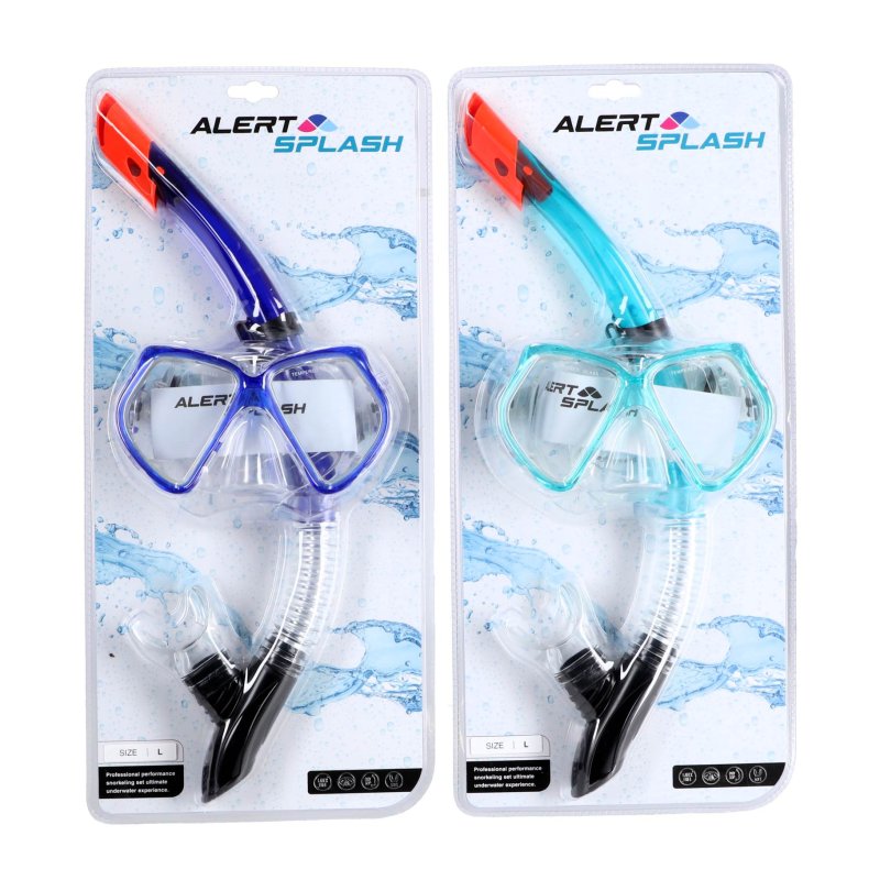 SPLASH SNORKELSET MAAT L 2 ASSORTI - 772 2661 - 772-2661