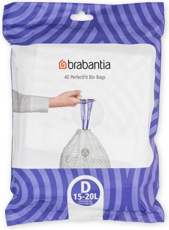 BRABANTIA AFVALZAK D 40ST 15-20L - 8710755138164 - 8710755138164