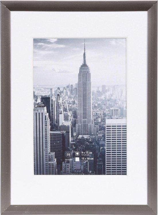 HENZO FOTOLIJST MANHATTAN 13x18 STEEL - 8711229045063 - 8140218