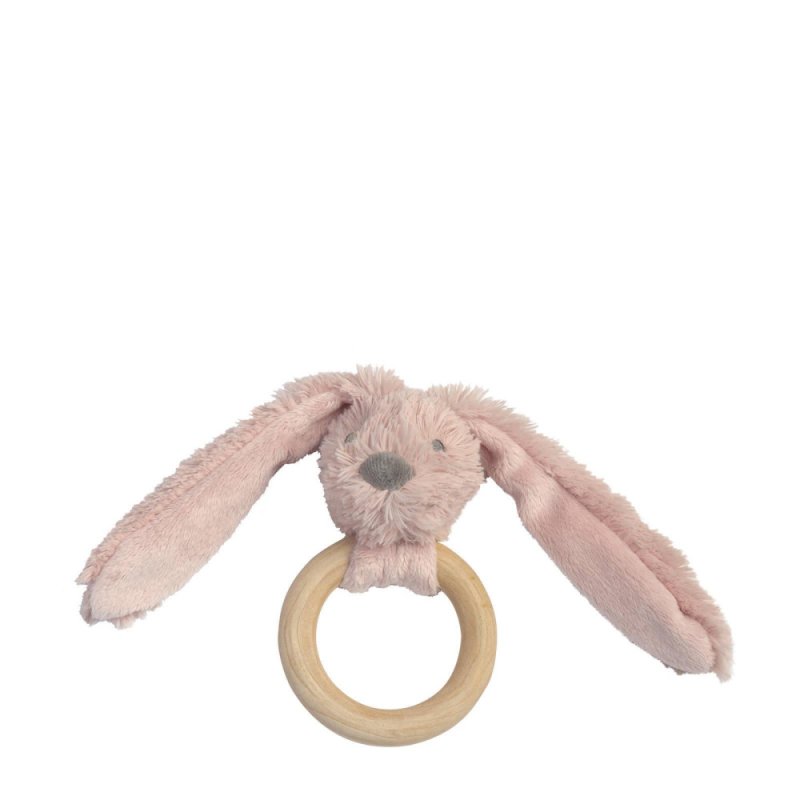 HAPPY HORSE RABBIT PINK HOUTEN BIJTRING - 8711811097951 1 - 133191