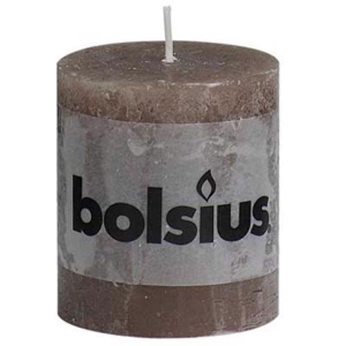 BOLSIUS KAARS RUSTIEK TAUPE 8CM - 8717847017659 1 - 2965430