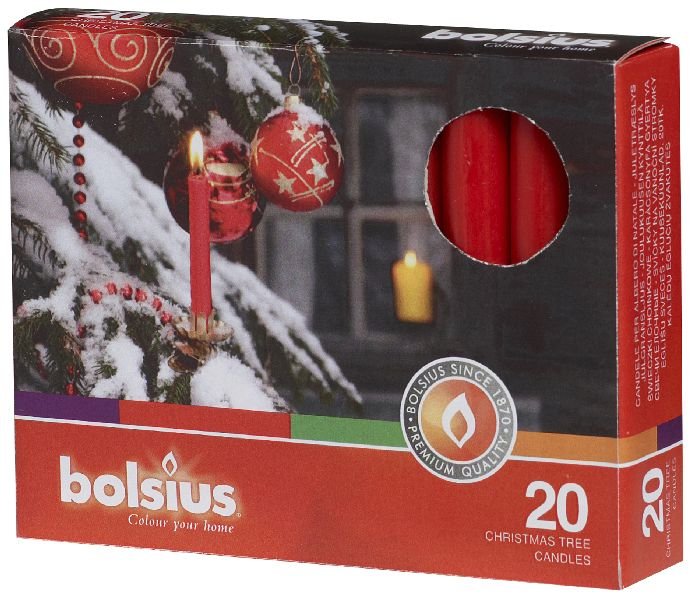 KERSTBOOMKAARSJES ROOD 97/13 20 STUKS - 8717847052292 - 8717847052292