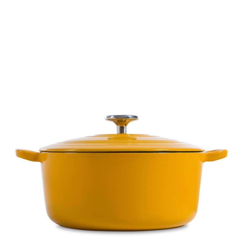 BK BRAADPAN BOURGOGNE 24 CM SUNNY YELLOW - 8718311311730 2 - *0010155349