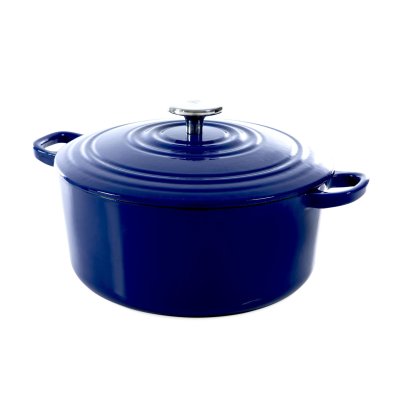 BK BRAADPAN BOURGOGNE 24 CM ROYAL BLUE - 8718311311778 01 - H6074524