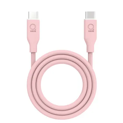 QWARE SILICONE FAST USB C - USB C PINK - 8718657554143 - QWCB40PK