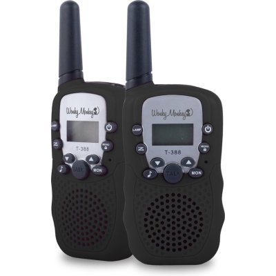 WALKIE TALKIE SET ZWART - 8718924812020 1 - *0010229286