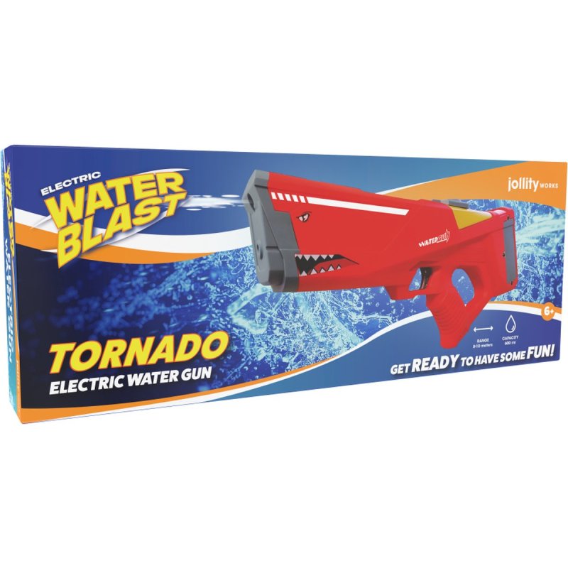 ELEKTRISCH WATERPISTOOL TORNADO RED - 8719075496268 2 - JWWB-TORR