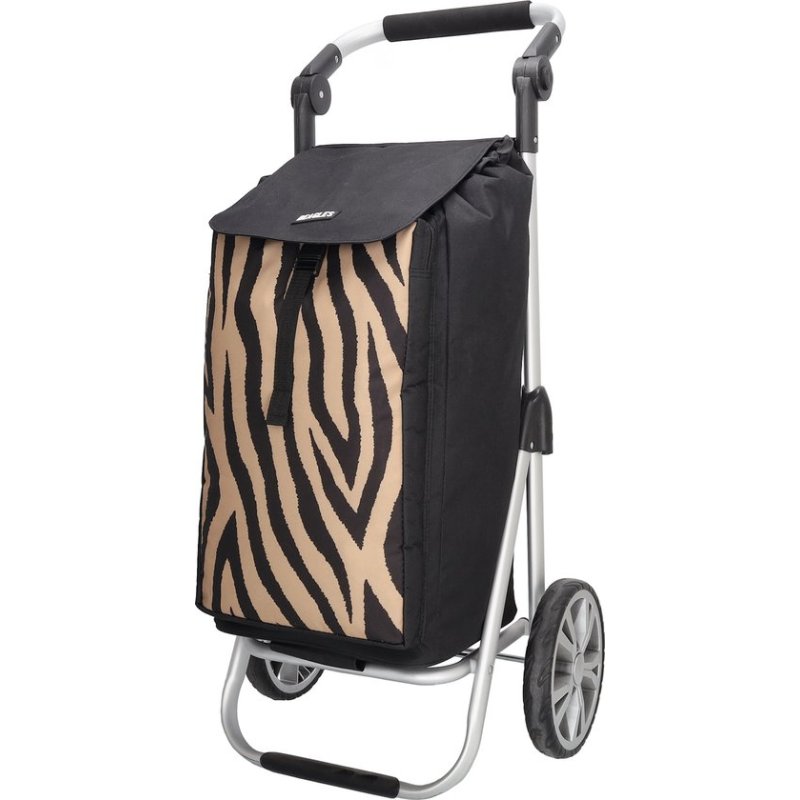 BEAGLES BOODSCHAPPEN TROLLEY ZEBRA BROWN - 8720673106978 2 - 16603028