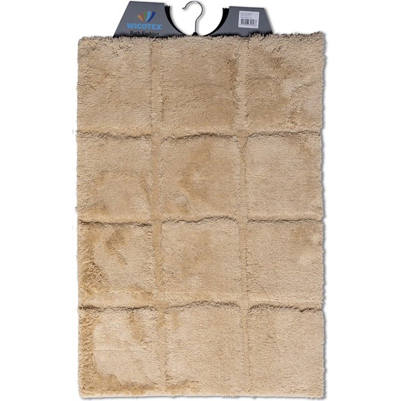 BADMAT 60X90 CM. ACRYL BEIGE GEBLOKT 341 - 8720908301536 - *0010234258