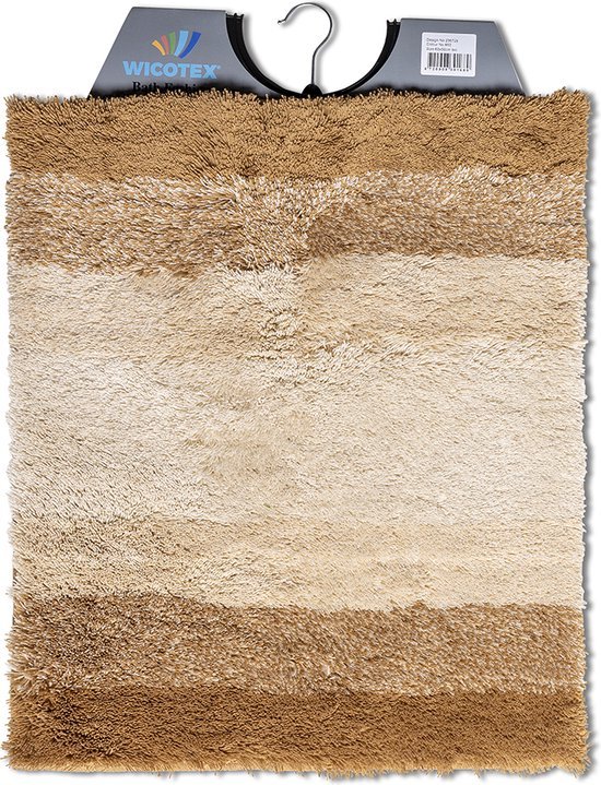 BIDETMAT 50X60 CM. ACRYL REGENBOOG BEIGE - 8720908301680 1 - *0010237659