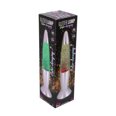 PARTY TIME GLITTERLAMP LED COLOR CHANGIN - 904 8382 - 904-8382