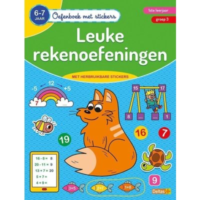 LEUKE REKENOEFENINGEN + STICKERS 6-7J - 9789044750461 - *0010168954