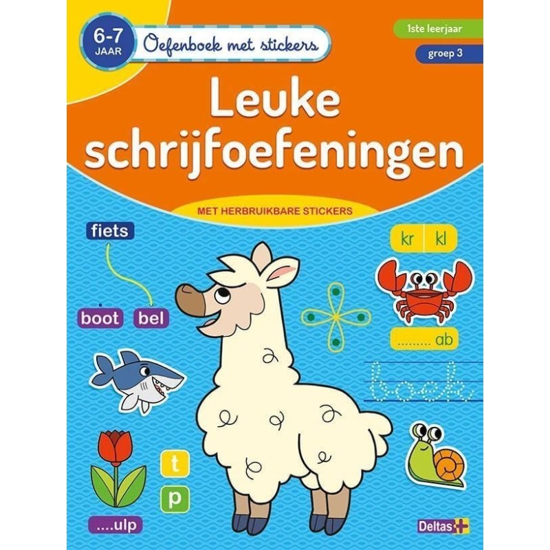 LEUKE SCHRIJFOEFENINGEN + STICKERS 6-7J - 9789044750478 - *0010171793