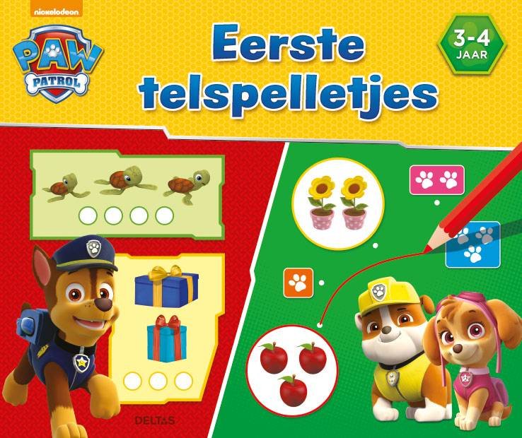 PAW PATROL EERSTE TELSPELLETJES 3-4 JR - 9789044750546 - 655-0406