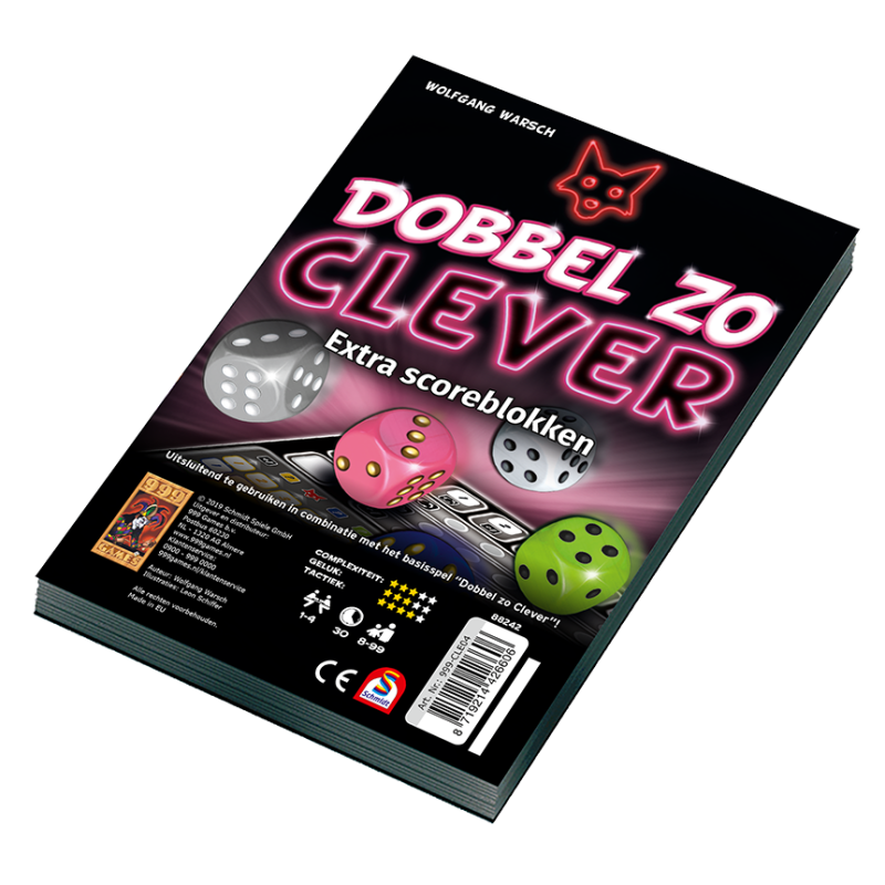 DOBBEL ZO CLEVER SCOREBLOKKEN 2 STUKS - 999 cle04 - 999-CLE04