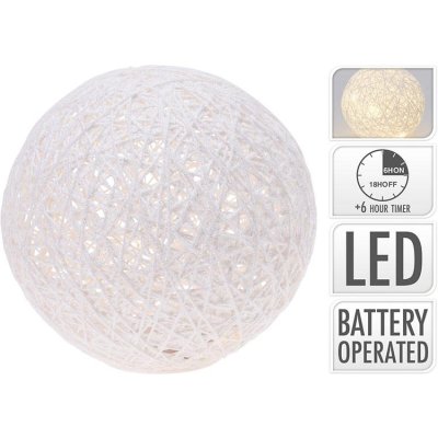 DECOBAL MET LICHT EN TIMER 20CM 20LED AS - Amz100410 composition 001 17 12 19  - AMZ100410