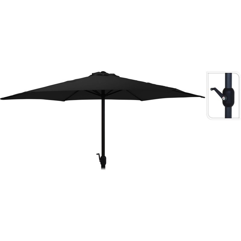 PARASOL AMBIANCE OPDRAAI 3 METER ZWART - Fd4300670 composition 001 06 07 20  - FD4300670