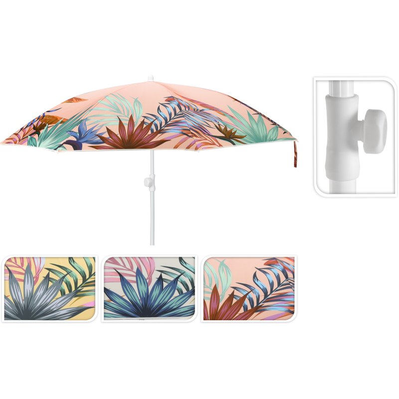 PARASOL DECO2 BLADEREN KANTELBAAR 180CM - Kt4000070 composition 001  - KT4000070