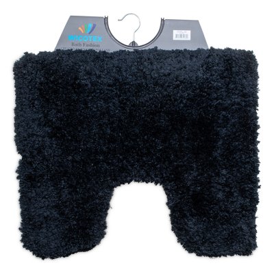 TOILETMAT CLASSIC PURE ZWART - Toilet classic pure 50x60cm black - *0010221966