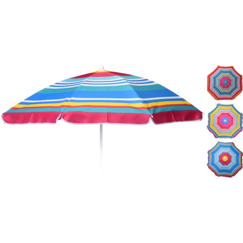 STRAND PARASOL SUMMERTIME 157CM ASSORTI - X11000200 - X11000200